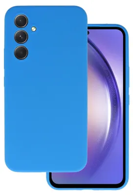Image de Étui Silicone Lite Pour Samsung Galaxy A35 Bleu