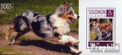 Produktbild von Briefmarken Salomoninseln 2014 Mi Block 349 (kompl. Ausg.) postfrisch Hunde