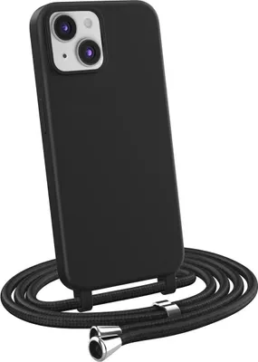 Produktbild von Handykette für Apple iPhone 13 - Handyhülle mit Schnur Cover in Schwarz