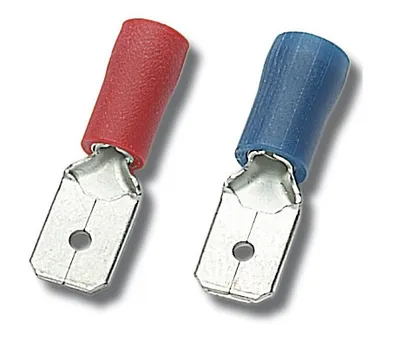 Productafbeelding van Geïsoleerde connectorstekker 0,25-1,5 mm2 6,3*0,8 PVC