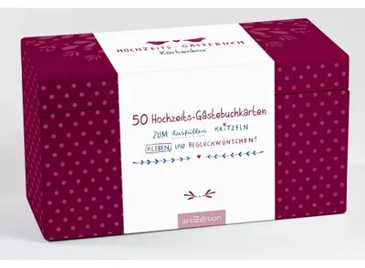 Produktbild von Hochzeits-Gästebuch-Kartenbox