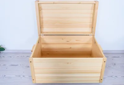 Produktbild von Holztruhe Kiefer natur