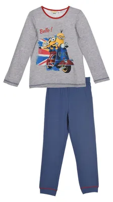 Produktbild von Minions Schlafanzug Pyjama Langarm Schlafanzug-Set Kinder Jungen, Größe:98