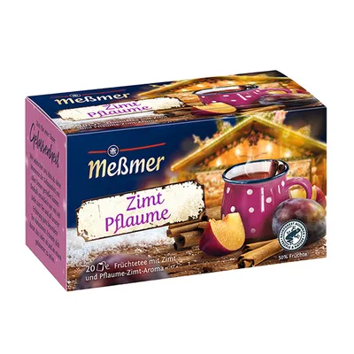 Immagine prodotto di Meßmer Cannella Prugna 20 bustine Tè alla frutta con prugna e cannella 50g