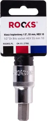 Obrázek produktu pro 1/2, 55 Mm, Šestihran 10, Stopkový Klíč