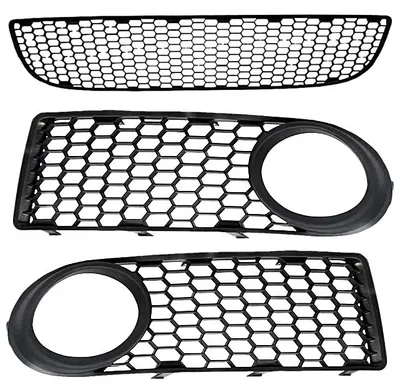 Produktbild von SET Lüftungsgitter GRILL GITTER Stoßstange vorne Für VW NEW BEETLE 06.2005 - 05.2010