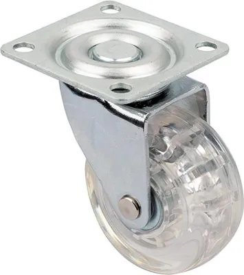 Produktbild von TOP-E O50mm Dunkeltransparente Möbelrolle ohne Bremse