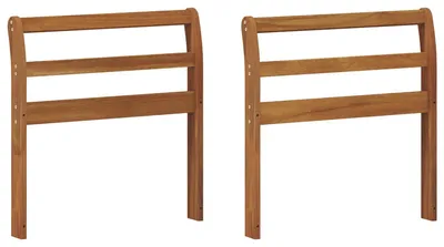 Immagine prodotto di vidaXL Braccioli per divano, 2 pezzi, colore naturale, 58,5 x 8 x 60 cm, legno massello di acacia