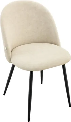 Zdjęcie produktu dla HOMLA Krzesło FIORA w tkaninie beżowe 49x56x80 cm