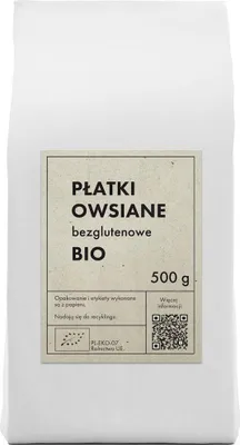 PŁATKI OWSIANE BEZGLUTENOWE BIO 500 g - THE PLANET