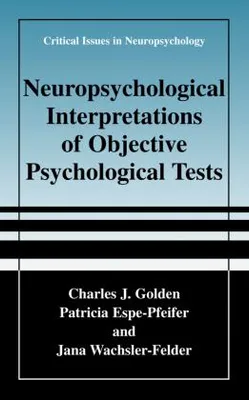 Obrázok produktu pre Neuropsychological Interpretation of Objective Psychological Tests