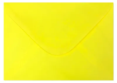 Zdjęcie produktu dla Koperty żółte fluo neon 80g/m2 C6 10 szt nr 60