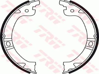 Produktbild von Trw Bremsbackensatz, Feststellbremse Hinterachse GS8759