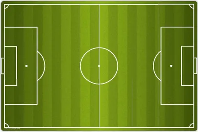 Produktbild von Schreibtischunterlage für Kinder – abwaschbar - Fußballfeld grün – aus premium Vinyl – 60 x 40 cm –  Germany - Jungs / Jungen