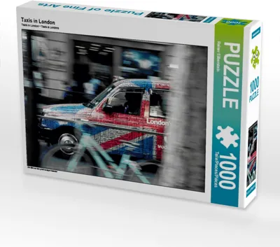 Produktbild von Calvendo Taxis in London 1000 Teile Puzzle quer 640x480mm, Silberstein Reiner; 7380965