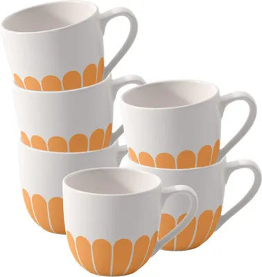 Zdjęcie produktu dla Villeroy & Boch 1045521420, Pojedyńczy, 0,07 l, Żółty, Porcelana, Filiżanka, Espresso