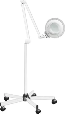 Obrázek produktu pro Zvětšovací lampa, LED světelný zdroj, nastavitelné rameno, BÍLÁ
