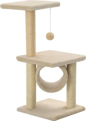 Obrázok produktu pre vidaXL Strom pre mačky Sisal 65 cm Béžová