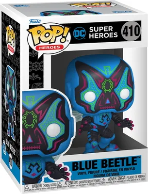 Produktbild von DC Super Heroes Dia de los - Blue Beetle 410 - Funko Pop! - Vinyl Figur