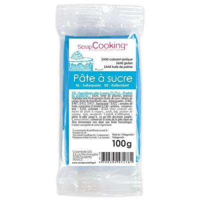 Produktbild von Zuckerteig - Blau 100g