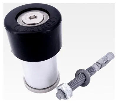 Produktbild von Torstopper | Torpuffer | Bodenanschlag | Aluminium | Höhe: 6-14 cm | 1 Stück