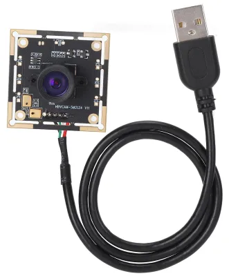 Imagen del producto de Módulo de cámara de 5MP, gran angular de 100°, USB 2.0, controlador gratuito, placa base con chip OV5693, accesorios