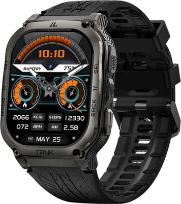 Produktbild von Kospet Tank M3 Smartwatch Schwarz Schwarz One Size
