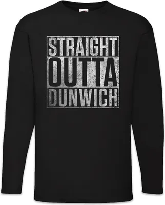 Produktbild von Urban Backwoods Straight Outta Dunwich, Langarm T-Shirt, Farbe: Schwarz, Größe: 3XL