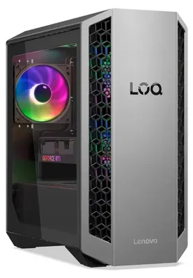 Immagine prodotto di Lenovo LOQ Tower 26ADR10 Ryzen 7 8745HX 32 GB DDR5 5200 1 TB SSD GeForce RTX 5060 8 GB Windows 11 Grigio Luna / Nero Eclipse