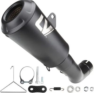 Zdjęcie produktu dla Tłumik tylny LeoVince SLIP-ON SBK LV-10 FULL BLACK ze stali nierdzewnej do Kawasaki Z 900 (2017-2019)