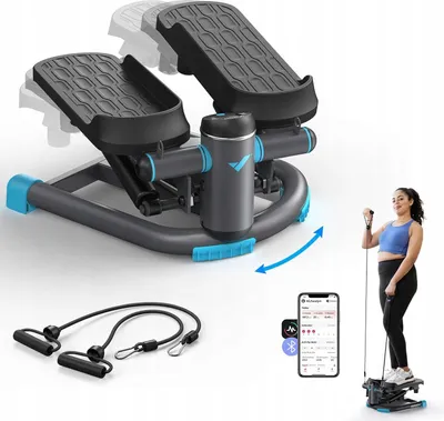 Zdjęcie produktu dla MERACH MR-2403 Mini stepper swingowy z obciążeniem do 150 kg +taśmy oporowe