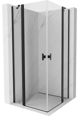 Obrázek produktu pro Mexen Mist Duo sprchový kout otočný 100 x 100 cm, transparentní, černý - 8A4-100-100-70-00