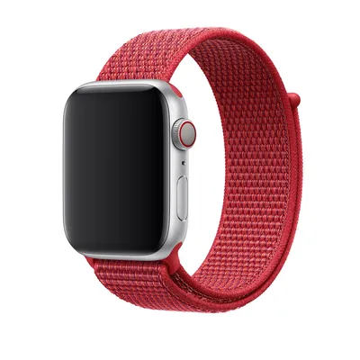 Produktbild von Apple Watch 42/44/45mm Sport Loop - Rot 1st Gen