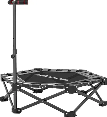 Produktbild von Klappbares Fitness-Trampolin mit verstellbarer T-Stange, Tragkraft 120 kg