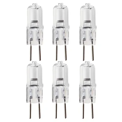 Produktbild von 6 x Halogen Stiftsockellampe 50W GY6,35 12V Klar warmweiß 2800K dimmbar 2000h