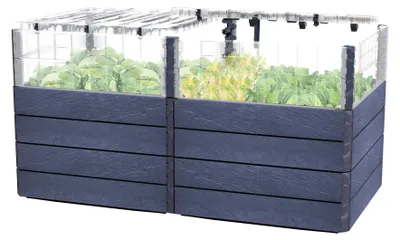 Immagine prodotto di GARANTIA ERGO QUADRO TurboPlus 2 L 80 letto rialzato Stone, incl. sistema di risparmio idrico FLORA