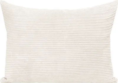 Produktbild von Selfitex XXL Breitcord Sofakissen inkl. Füllkissen, edler Cord Stoff, weich und dekorativ, Cord Optik, moderne Farben, Größe: 60x80, Farbe: Beige