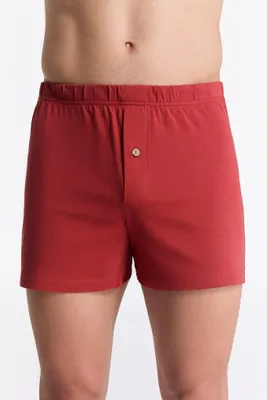 Produktbild von Bio-Baumwoll-Boxershorts mit Holzknopf
