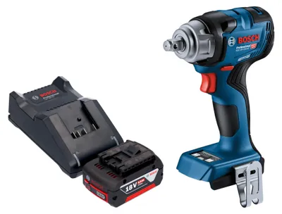 Image de Bosch GDS 18V-330 HC Professional Visseuse à choc sans fil 18 V 330 Nm 1/2" Brushless + 1x batterie 5,0 Ah + chargeur