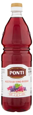 Image de Vinaigre de vin rouge Ponti, 1 litre