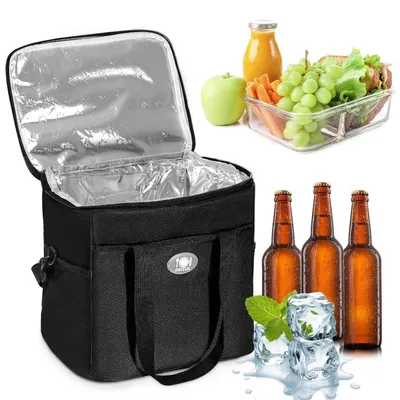 Immagine prodotto di Borsa termica pieghevole da 16 litri, ideale per picnic, pranzo al sacco o come isolante termico