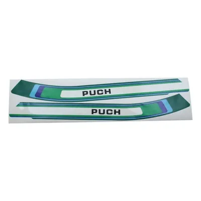 Produktbild von Aufkleber Set Tank "Puch grün" 495x48 mm für Puch N 50 Monza Montana Nevada