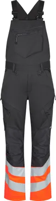 Produktbild von ENGEL Warnschutz Latzhose Safety 3546-314-7910 Gr. 52 anthrazit grau/orange