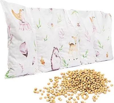 Produktbild von Famanu Wärmekissen für Nacken und Schultern - Kirschenkernkissen 55 x 20 cm