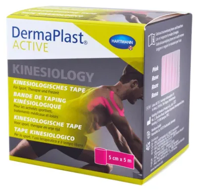 Produktbild von DermaPlast® ACTIVE Kinesiology Tape - 5 cm x 5 m, pink | Packung (1 Stück)