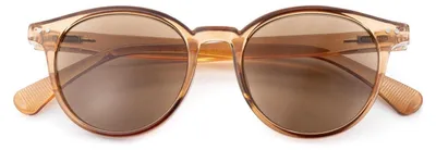 Obrázok produktu pre Slnečné okuliare "Lesebrille" v retro štýle, hnedé, s ochranným faktorom 2.5, s UV400 filtrom a pružnými pántmi