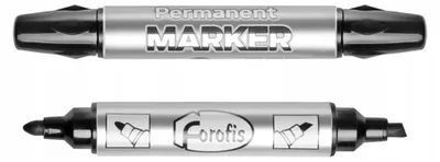Produktbild von Centropen Permanentmarker Schwarz 2 Spitzen 1 Stück