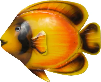 Produktbild von Wanddeko Fisch Metall Zierfisch Wandbild Deko Wand Maritim Garten Figur Skulptur