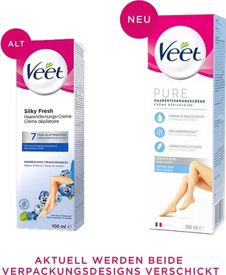 Image de Crème dépilatoire Veet Peaux sensibles 100ml