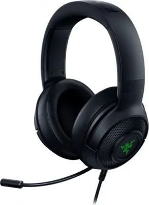 Produktbild von Razer Kraken V3 HyperSense, Kopfhörer, Kopfband, Gaming, Schwarz, Binaural, Knopf